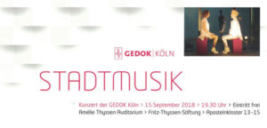 GEDOK KÖLN Stadtmusik-2018