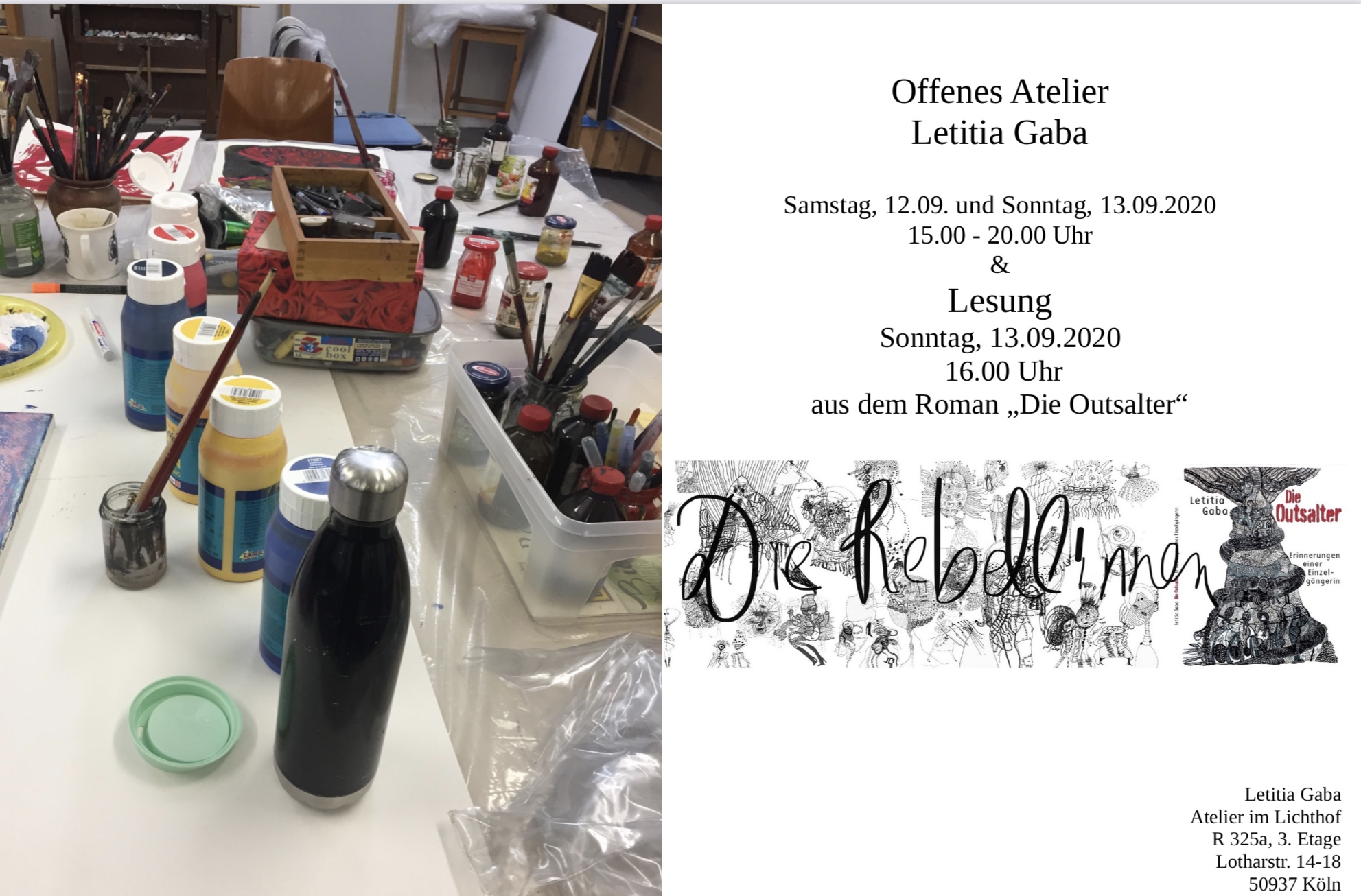 Offenes Atelier Letitia Gaba