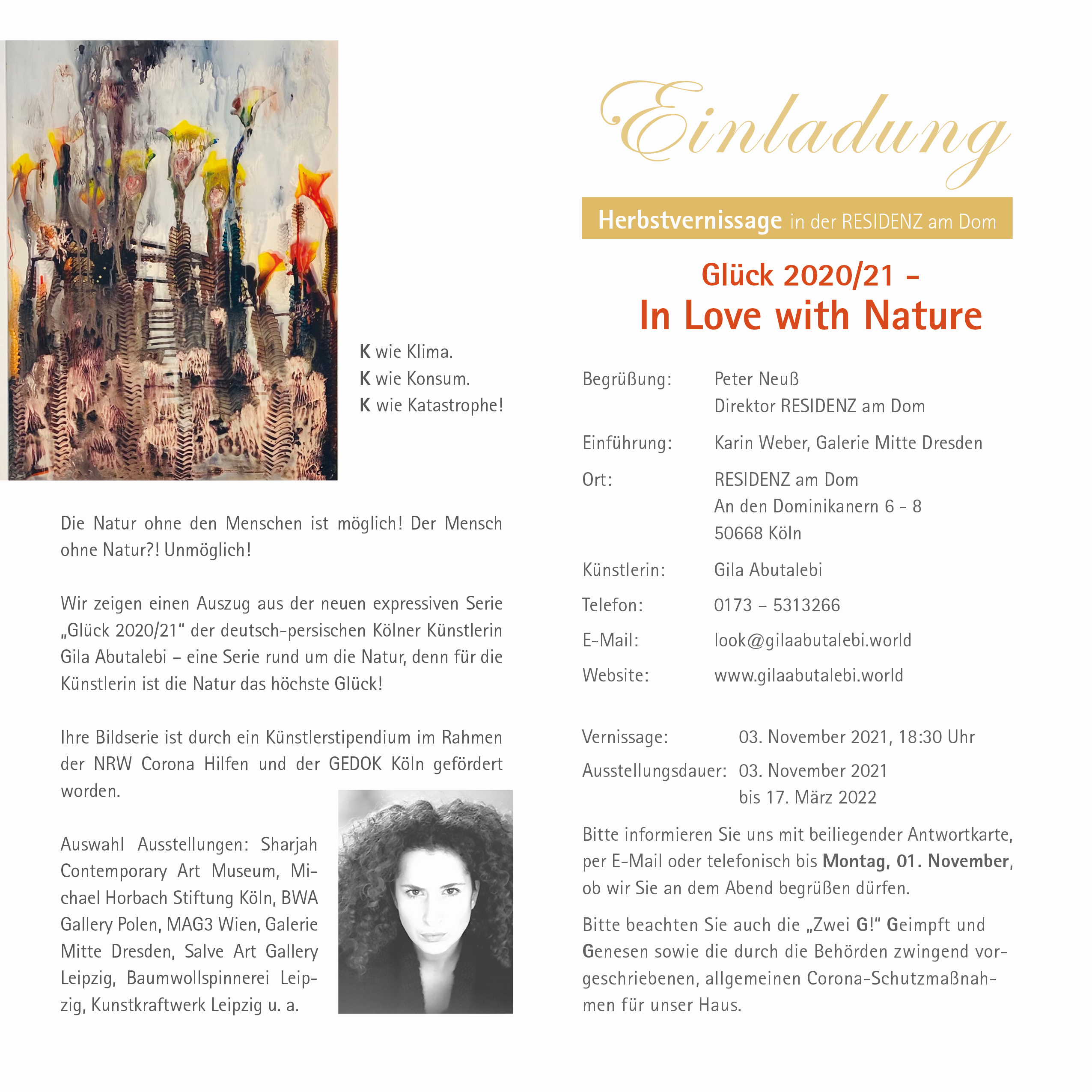 Ausstellung „Glück 2020/21“ - In Love with Nature