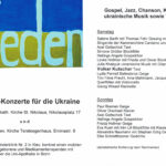 Spenden – Konzerte für die Ukraine