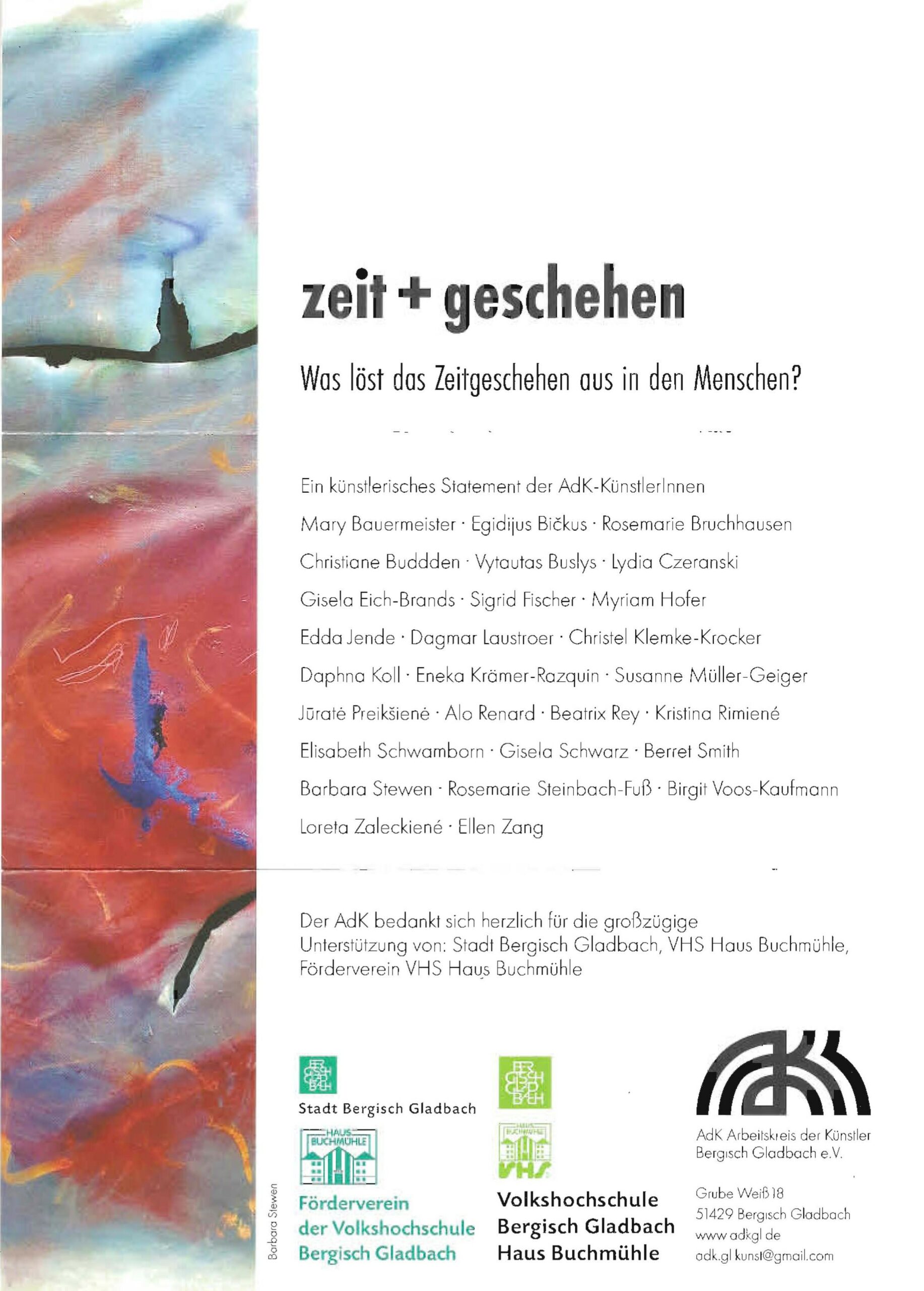 zeit + geschehen mit Barbara Stewen