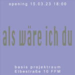 als wäre ich du!