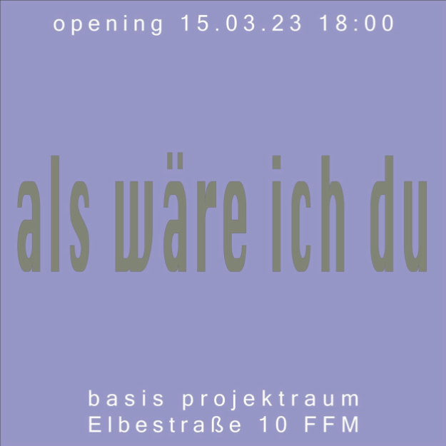 als wäre ich du!