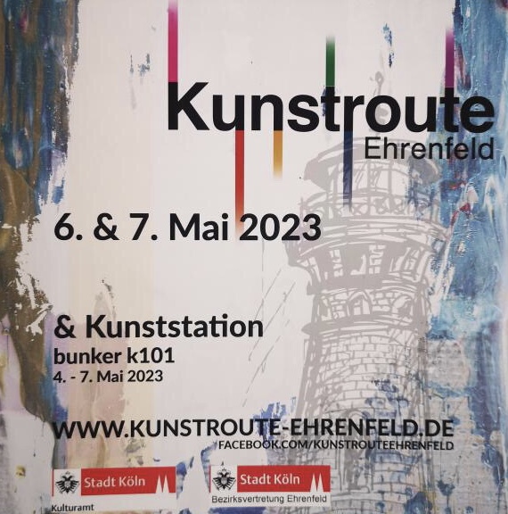 Kunstroute Ehrenfeld mit Beteiligung von Erika Wengenroth