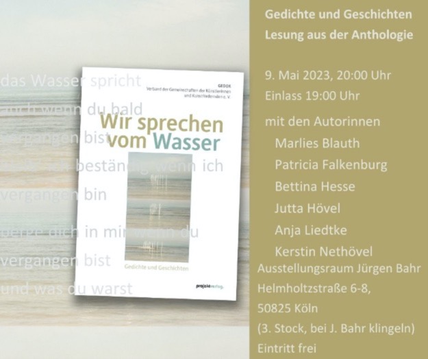 Wir sprechen vom Wasser