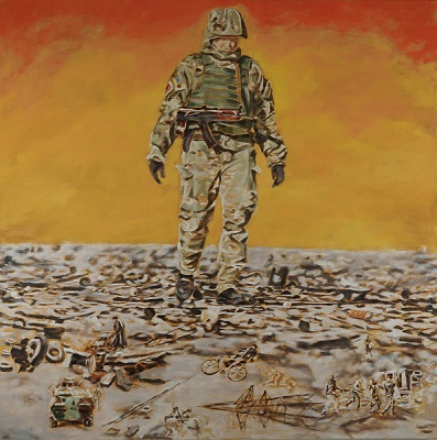VERNISSAGE "extorris - heimatlos" Malerei von Gaby Kutz