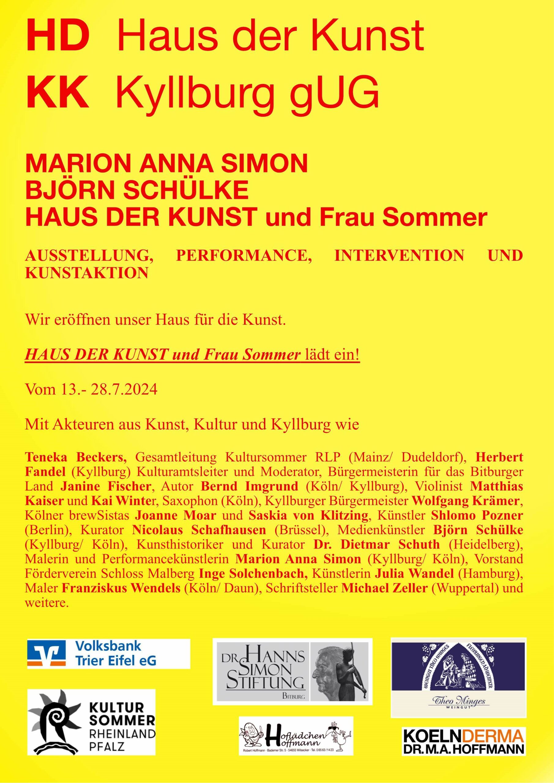 HAUS DER KUNST und Frau Sommer