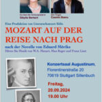 Mozart auf der Reise nach Prag, Literaturkonzert