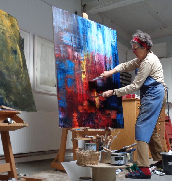 LIVE-PAINTING PERKUSSIVE MALEREI