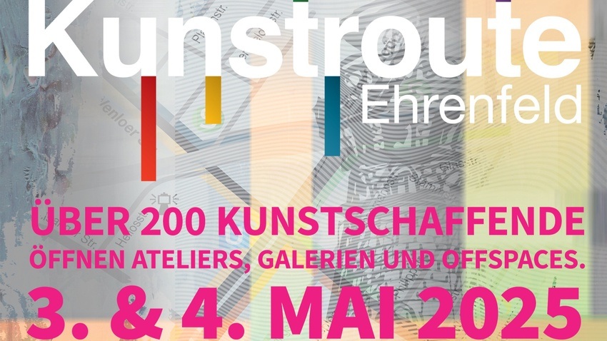 HERZLICHE  EINLADUNG • KUNSTROUTE  EHRENFELD  2025