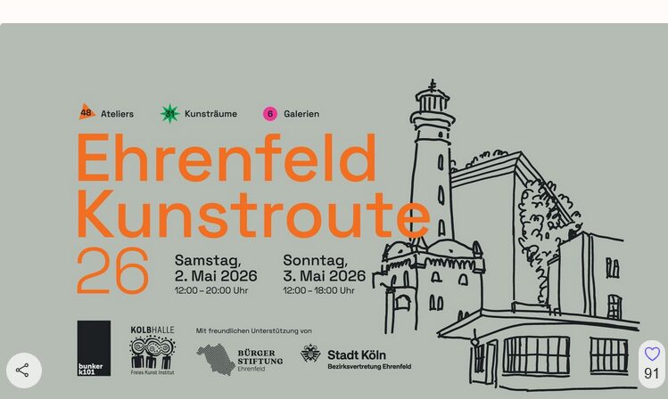 Ehrenfeld Kunstroute 2026