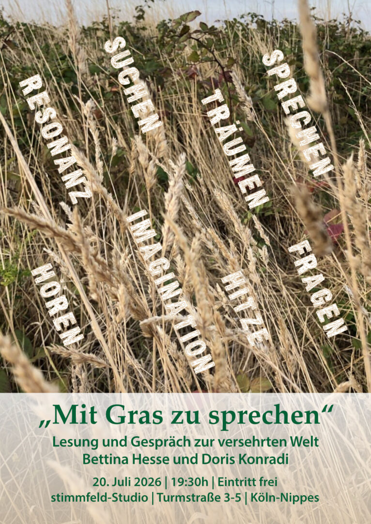 Mit Gras zu sprechen | Im Zwischenraum - Doris Konradi u. Bettina Hesse