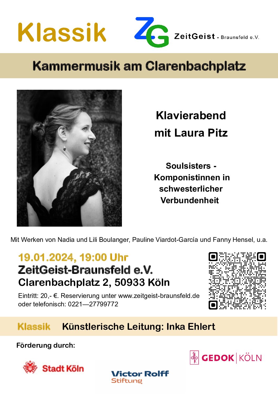 Klavierabend  mit Laura Pitz