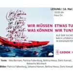 Wir müssen etwas tun. Was können wir tun?